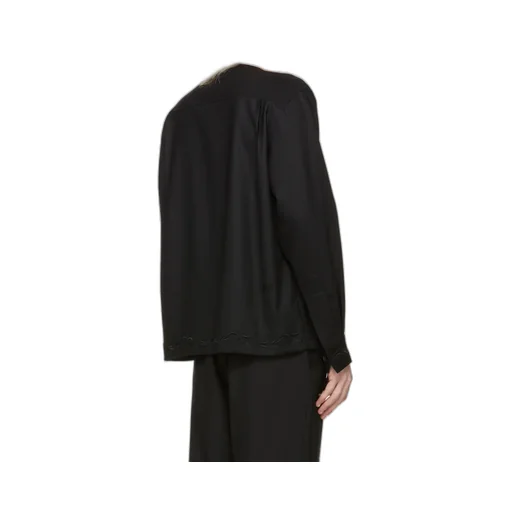 Dumas Floral-Embroidered Twill Overshirt