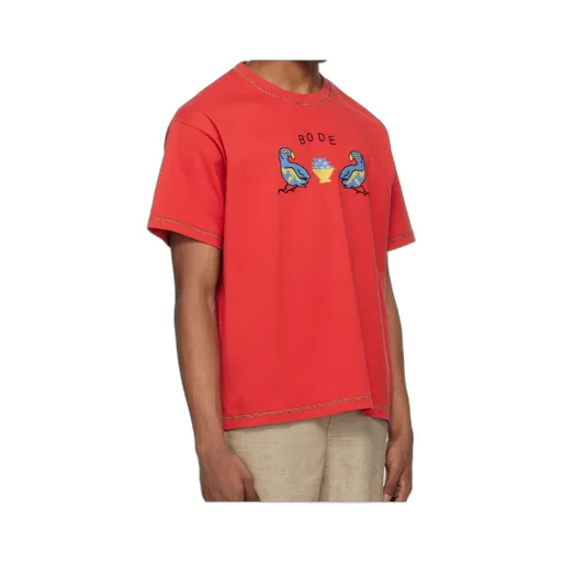 Embroidered Organic-Cotton T-Shirt