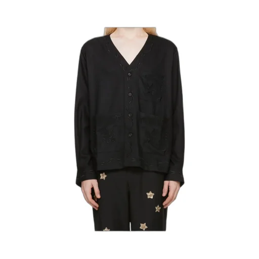 Dumas Floral-Embroidered Twill Overshirt