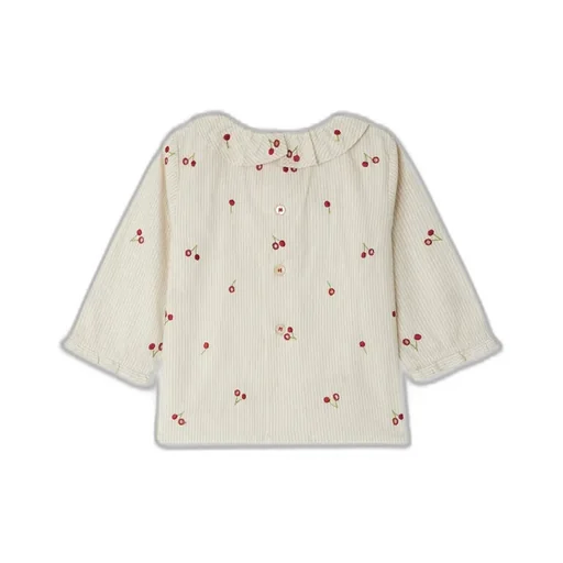 Ganiti Cherry Embroidered Blouse