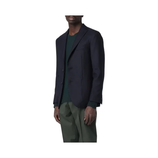 Single-Breasted Virgin Wool Blazer