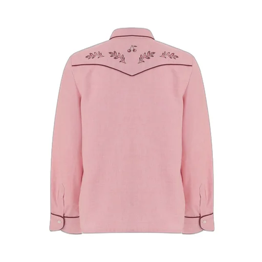 Jiggle Yoke Embroidered Blouse