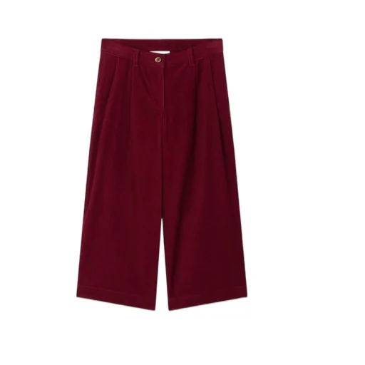 Javey Cherry-Embroidered Pants