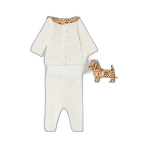 Floral-Print Trousers Set