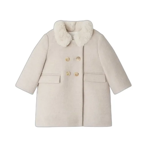 Moka Double-Breasted Coat