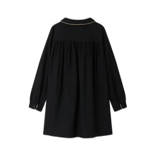 DorothÉE Piped Collar Dress