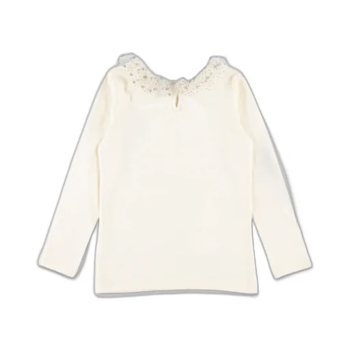 Ruffled Horse-Print T-Shirt