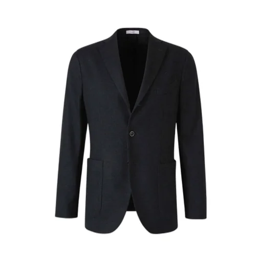Patch-Pocket Two-Button Blazer