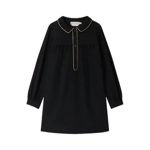 DorothÉE Piped Collar Dress