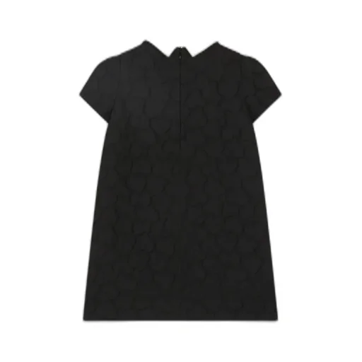 Jadey Heart-Pattern Jacquard Dress