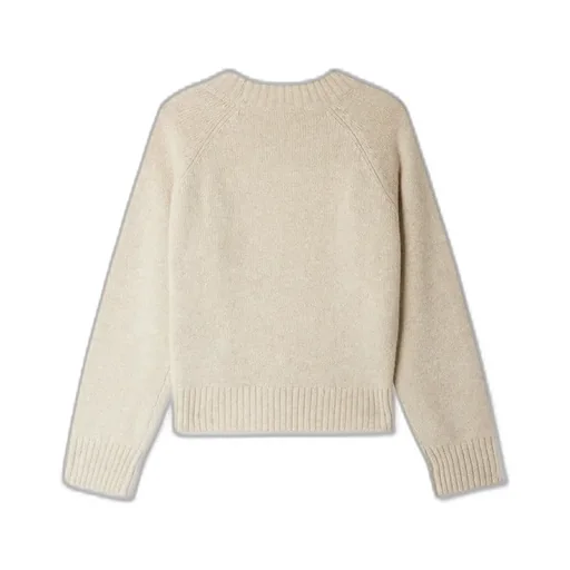 Long-Sleeved Sweater With Embroidered Flowers