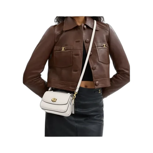 Cassie 17 Logo Plaque Crossbody Bag
