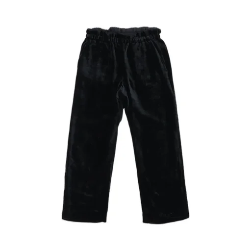 Elastic-Waist Velvet Trousers