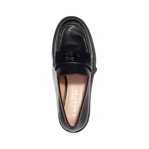 Leah Chunky Sole Leather Loafers
