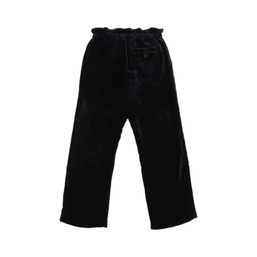 Elastic-Waist Velvet Trousers