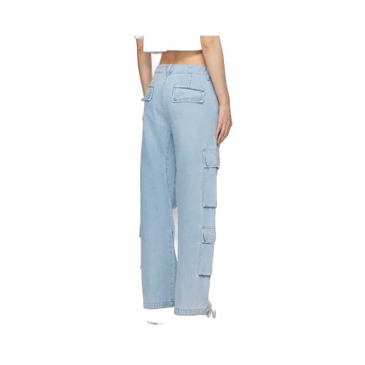 Delena Straight-Leg Cargo Jeans