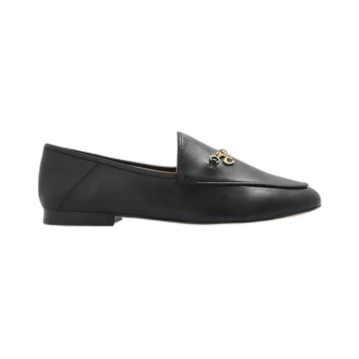Hannah Chain-Strap Leather Loafers