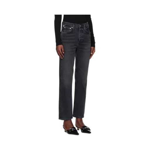 High Waist Straight Jeans