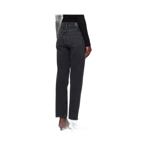 High Waist Straight Jeans