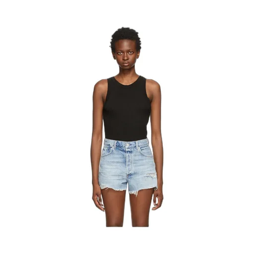 Sleeveless Ribbed Top