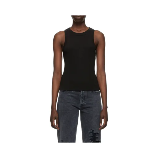 Sleeveless Ribbed Top