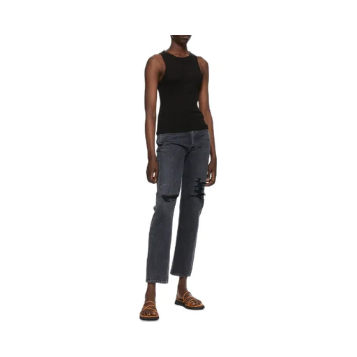 Sleeveless Ribbed Top