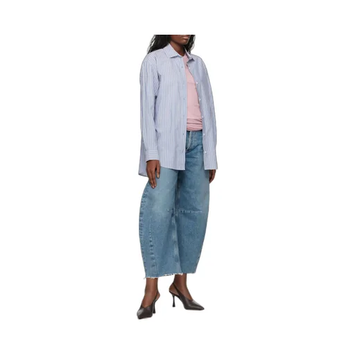 Horseshoe Wide Cotton Jeans