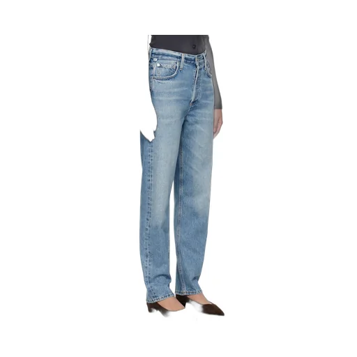 High Waist Straight Jeans
