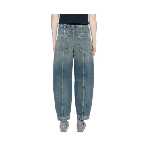 Rhannon Utility-Pocket Barrel Jeans
