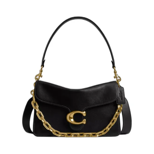 Logo Detailed Fold-Over Shoulder Bag