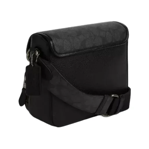Sullivan's Signature Canvas Clamshell Crossbody Bag