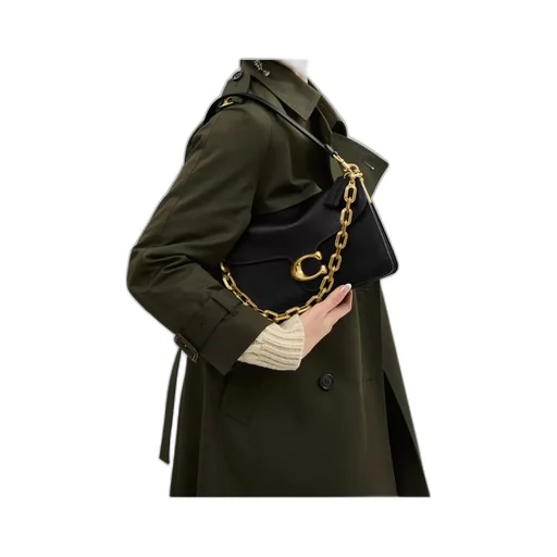 Logo Detailed Fold-Over Shoulder Bag