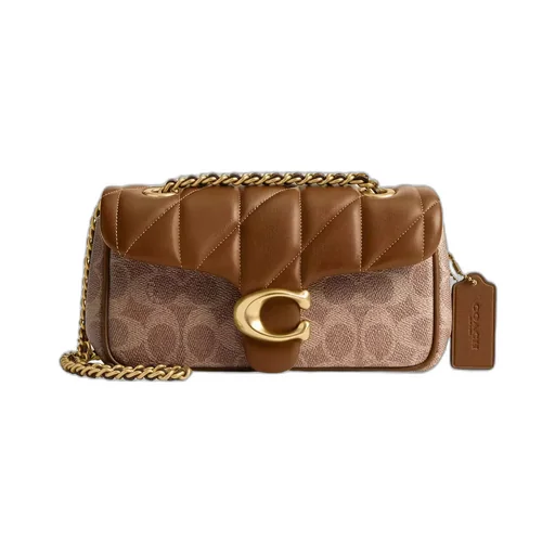 Quilted Tabby Foldover Shoulder Bag