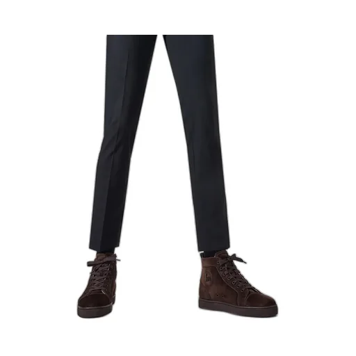 High-Top Lace-Up Casual Sneakers