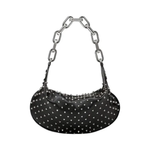 Le 54 Stud Detailed Shoulder Bag