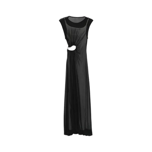 Cut-Out Draped Maxi Dress