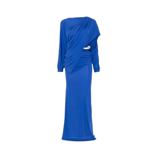 Pleated Cutout Dress
