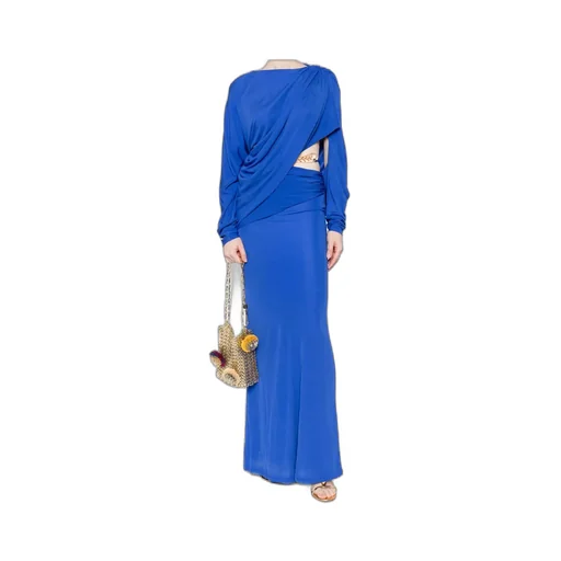Pleated Cutout Dress
