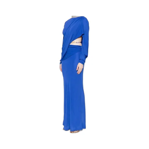 Pleated Cutout Dress