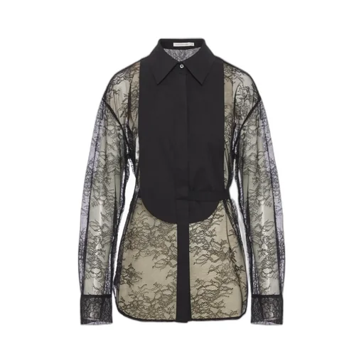 Lace Tuxedo Shirt