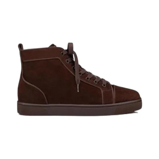 High-Top Lace-Up Casual Sneakers