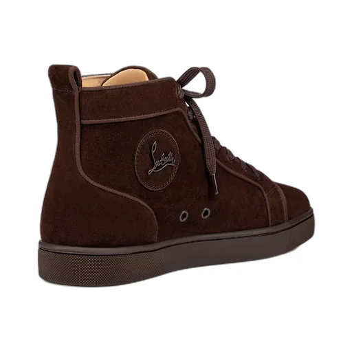 High-Top Lace-Up Casual Sneakers