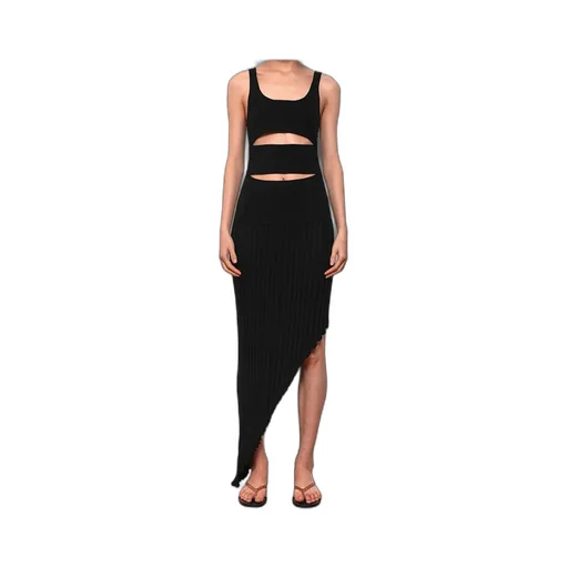 Slashed Asymmetric Dress