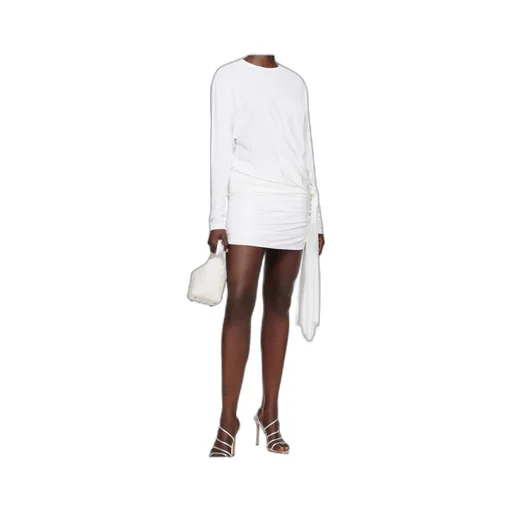 Side Cowl Draped Dress