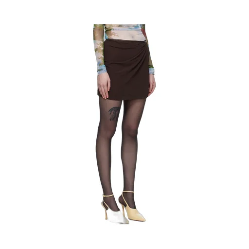 Wrapped Mini Skirt