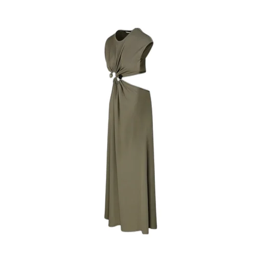Twist-Detail Maxi Dress