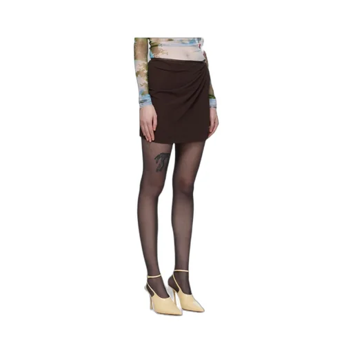 Wrapped Mini Skirt