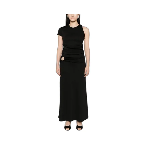 Orbit Cut-Out Flared Maxi Skirt