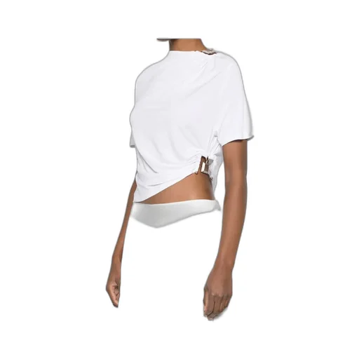 Asymmetrical Neckline T-Shirt