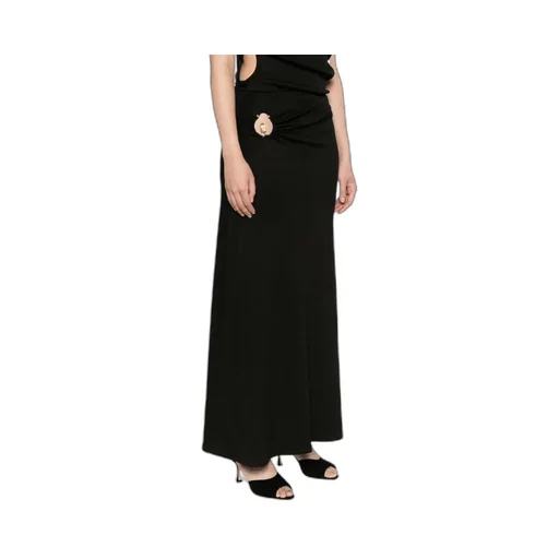 Orbit Cut-Out Flared Maxi Skirt